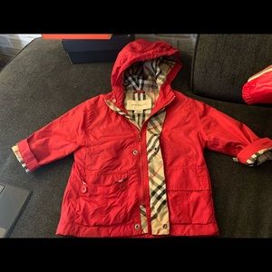 Burberry rain jacket